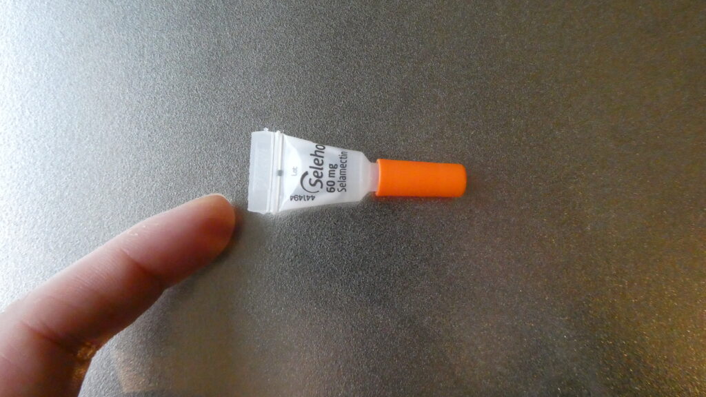 セレホールド犬用 5.1〜10kg人差し指と比較